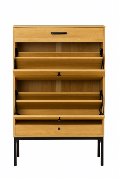 Marbella Rattan Shoe storage cabinet; shoe rack