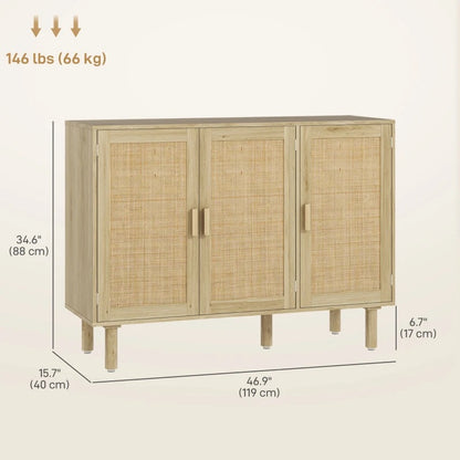 Valencia Rattan Storage Cabinet Buffet; Sideboard