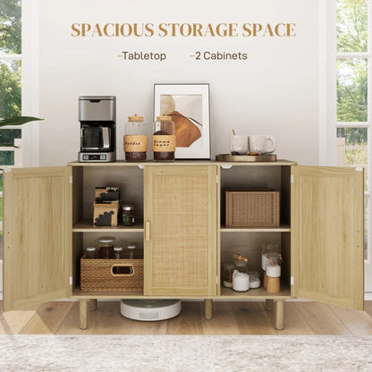 Valencia Rattan Storage Cabinet Buffet; Sideboard