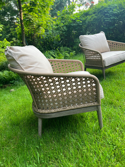 Wicker Outdoor Patio Chairs (Set of 2)