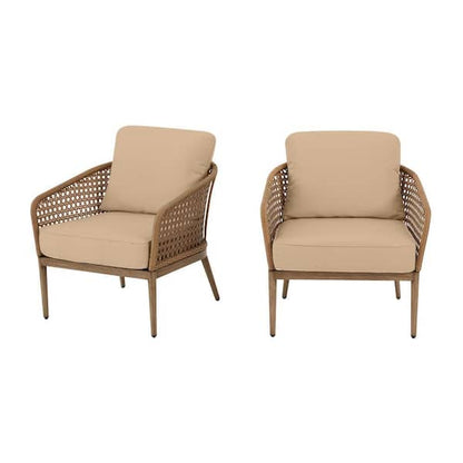 Wicker Outdoor Patio Chairs (Set of 2)