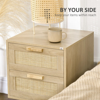 Valencia Rattan Nightstands (set of 2)
