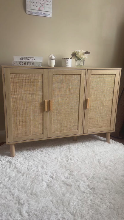 Valencia Rattan Storage Cabinet Buffet; Sideboard