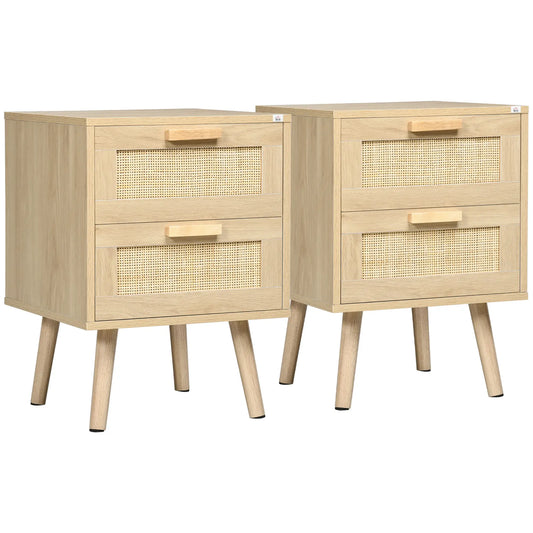 Valencia Rattan Nightstands (set of 2)